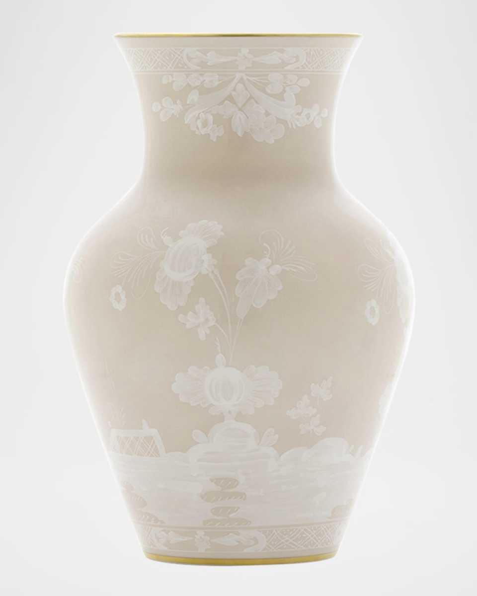Oriente Italiano Meringa Ming Vase - 10"